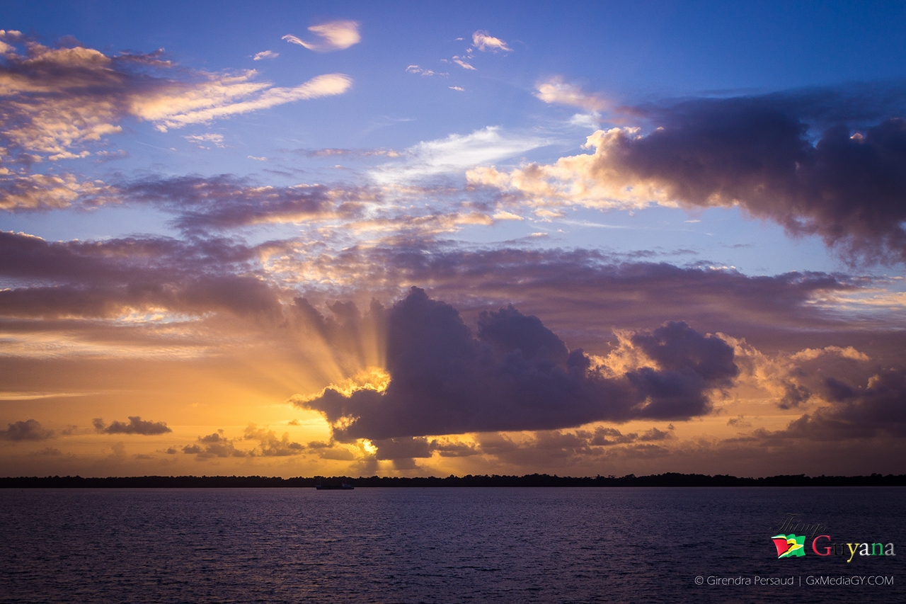 Sunrise on the Essequibo River